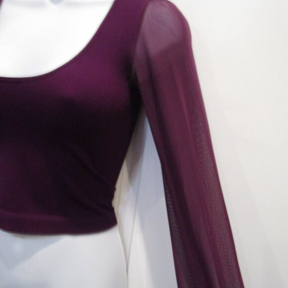 FREE PEOPLE INTIMATELY LG SLV MAROON PULLOVER XS /S NWOT - Picture 5 of 7